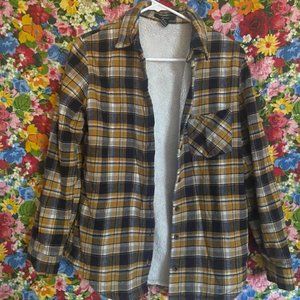 Forever21 yellow plaid fall jacket 🍂